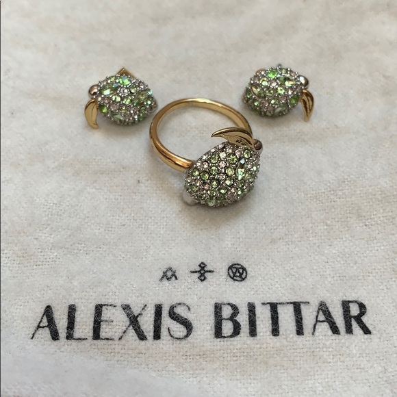 Alexis Bittar Jewelry - Alexis Bittar set Rind and earrings.good condition